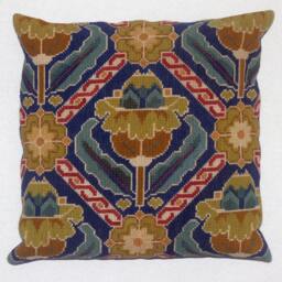 Arts & Crafts Flower Cushion - thumbnail 1