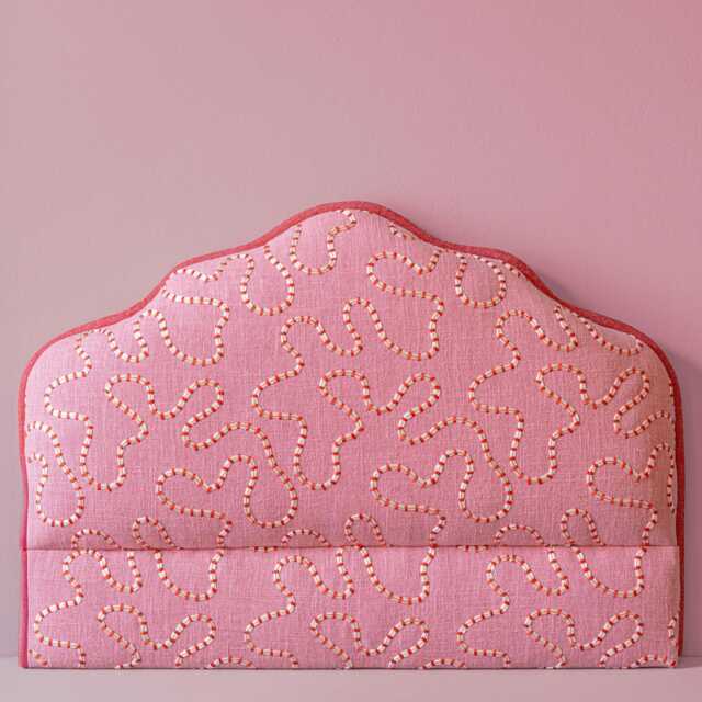 Shaped Headboard Sophie Robinson Harlequin Wiggle Fabric, Made To Order - image 1