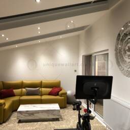 Ayatul Kursi Islamic Wall Art - Stainless Steel Arabic Calligraphy - thumbnail 3