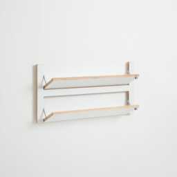 Fl??pps Shoe Rack 80x40-2 - White - thumbnail 2