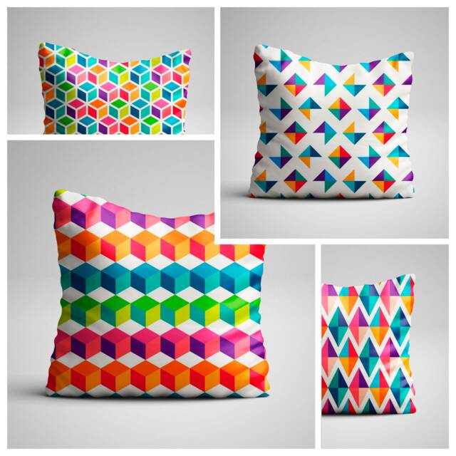 Decorative Pillow, Pillow , Cushion Cover, Spring Decor, Decorative Handmade, Design Fabric, Unique Design, 16x16 Inch - image 1