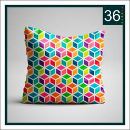 Decorative Pillow, Pillow , Cushion Cover, Spring Decor, Decorative Handmade, Design Fabric, Unique Design, 16x16 Inch - thumbnail 2