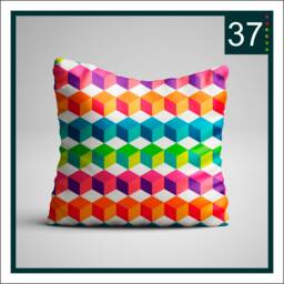 Decorative Pillow, Pillow , Cushion Cover, Spring Decor, Decorative Handmade, Design Fabric, Unique Design, 16x16 Inch - thumbnail 3