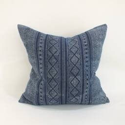 Midnight Blue Sofa Cushions Striped Mid Century Throw-Pillow Pillows-Case With Zipper Modern Euro Sham - thumbnail 3