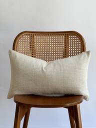 Brown Tribal Hemp Hand Woven Natural Dye Color Pillow Cover - thumbnail 1