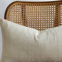 Brown Tribal Hemp Hand Woven Natural Dye Color Pillow Cover - thumbnail 2