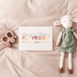 Playroom Print, Girls Nursery Prints, Boho Decor, Rules, Wall Art, Toddler Room, Decor - thumbnail 2