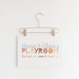 Playroom Print, Girls Nursery Prints, Boho Decor, Rules, Wall Art, Toddler Room, Decor - thumbnail 3