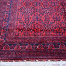 Large Afghan Rug, 13.4 X 10.0 Ft, High Quality Wool Handmade Rug, Afghan Turkmen Bokhara, Area Oriental Tribal Rug - thumbnail 3