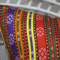Home Decor Pillow, Antique Pillows, Kilim Pillow Cover, 20x20 Gift Cushion Case, Both Sided Striped Cushion, 16 - thumbnail 2