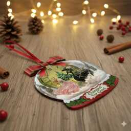 Personalized Wicked Acrylic Ornament, Besties Glinda & Elphaba Christmas Gift, Witch Ornament - thumbnail 2