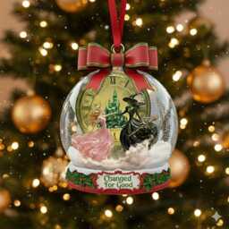 Personalized Wicked Acrylic Ornament, Besties Glinda & Elphaba Christmas Gift, Witch Ornament - thumbnail 1