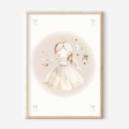 Set Of 3 Pastel Princess, Castle You're Magic Prints. Perfect For A Girls Room, Nursery Or Playroom - Unframed - thumbnail 2