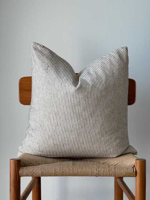 Neutral Natural Color & Fiber Pillow Cover - image 1