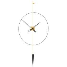 Oversized Pendulum Wall Clock - Plus, Scandinavian Home Decor, Silent German Movement - thumbnail 4