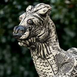 Fantasy Dragon Sculpture Concrete Decoration Stone Wildlife Figurine Outdoor Animal Statue Cement Ornament Dragon Lover Gift - thumbnail 3