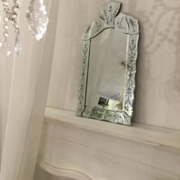 Art Nouveau Crystal Mirror - thumbnail 3