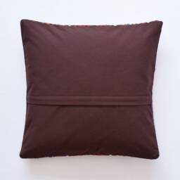 Patchwork Kilim 18x18 Pillow Cover Kelim Kussen Handira Cushion Large Cushions Anatolian 45x45 - thumbnail 3