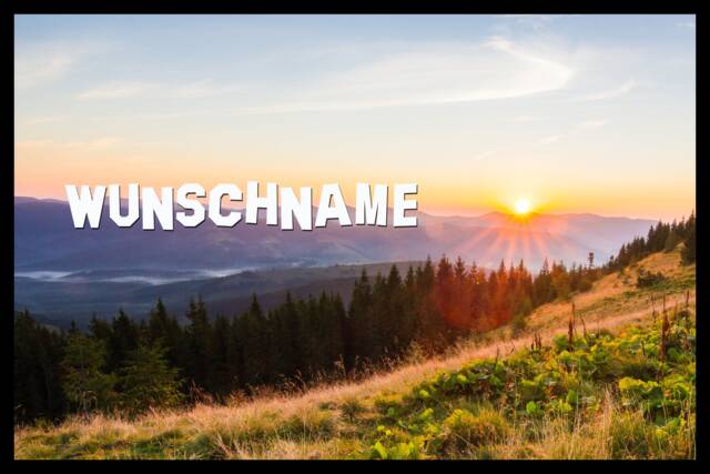 "Doormat With Name, Personal ""Hollywood" - image 1
