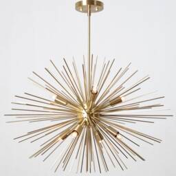Mid Century Sputnik Chandelier Light , Handcrafted Tina Urchin Ceiling Lamp 28 - thumbnail 3