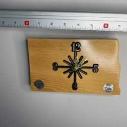 North Dakota Handmade State Quarter Clock With Inlaid Quarters. Fully Customizable - thumbnail 4