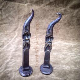 Handforged Iron Wizard Railroad Spike, Fantasy Art - thumbnail 1