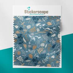 Dark Blue Woodland Hares Roller Blind, Nursery Roller Blind, Guess How Much I Love You, Made To Measure, Blackout Blind - thumbnail 2