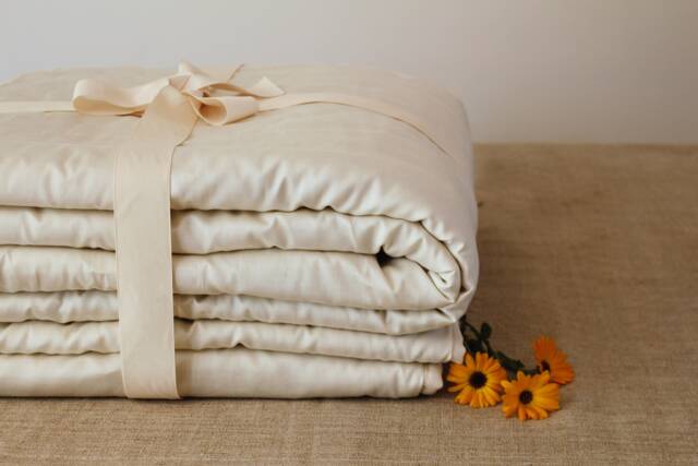 Wool Duvet Size 155x220 cm, Summer Warmth, Single - Us Duty Paid - image 1