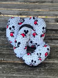 Child Car Seat Head Support Pillow 5 Point Harness Compatible - thumbnail 1