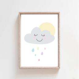 Set Of 3, Girls Nursery Prints, Bedroom Decor, Wall Art, Pastel, Toddler Bedroom, Playroom, Art - thumbnail 4