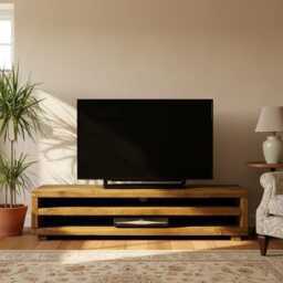 Rustic Wooden Tv Stand, Kingston Farmhouse Media Console