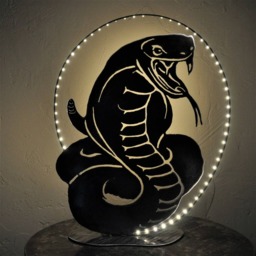 Lamp - Ref Ls 01 Metal Snake - thumbnail 2