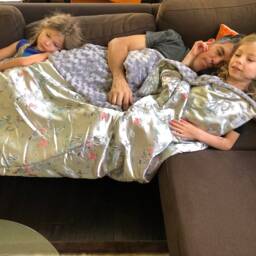 "Silver Dragon & Phoenix Brocade Extra Large Throw Blanket, ""The New Yorker" - thumbnail 3
