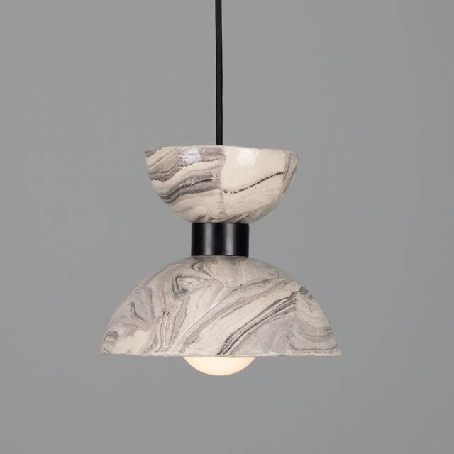 Nakaii Marbled Ceramic Pendant Light 8 - image 1