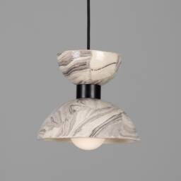 Nakaii Marbled Ceramic Pendant Light 8 - thumbnail 3