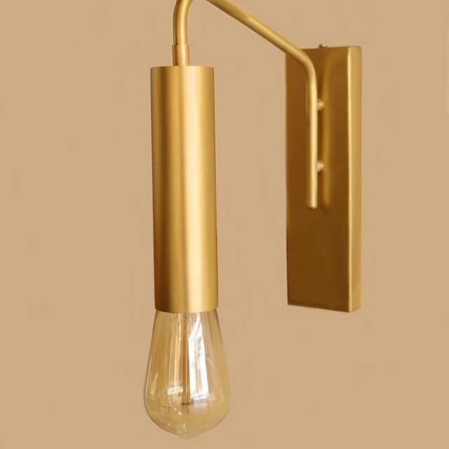 Wall Lighting Brass Candle Lamp Vanity Light Fixture, Modern Art Sconce - Stav Model Ranor Design #506