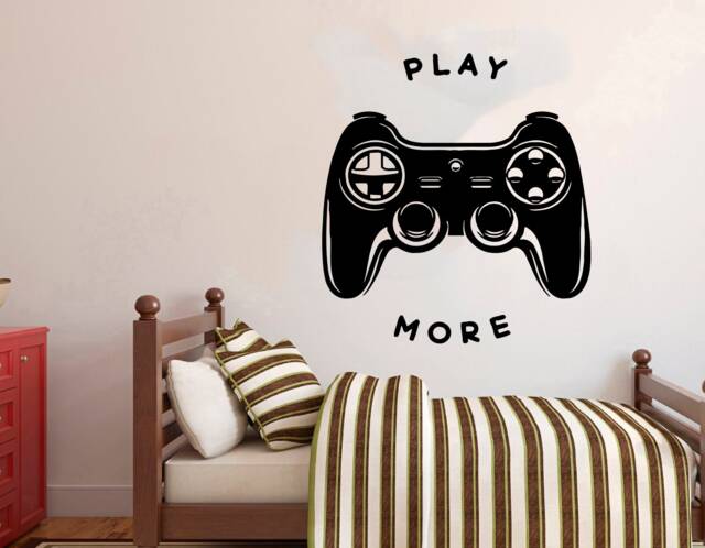 Gamer Wall Decal Video Game Controller, Gaming Room Decor 2897 - image 1