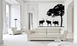 African Animals Vinyl Wall Decal Safari Home Decor 1446 - thumbnail 1