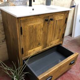 Burford - Handmade Reclaimed Timber Bathroom Furniture - thumbnail 2