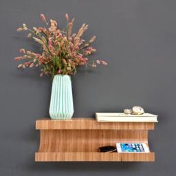 Floating Nightstand - Available in Blue, Red, Yellow, Green/ Bedside Table/ Nachttisch/ Floating Shelf/ Console/ Table De Nuit - thumbnail 3