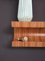 Floating Nightstand - Available in Blue, Red, Yellow, Green/ Bedside Table/ Nachttisch/ Floating Shelf/ Console/ Table De Nuit - thumbnail 1