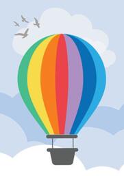 "Hot Air Balloon Nursery Art Print ""Oh, The Places You'll Go" - thumbnail 2