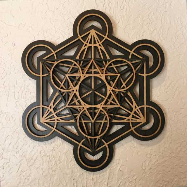 Metatron's Cube Wall Art 12 - image 1