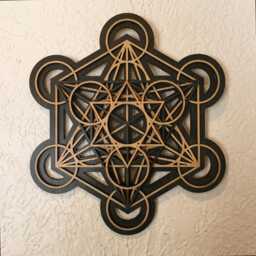 Metatron's Cube Wall Art 12 - thumbnail 1