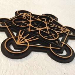 Metatron's Cube Wall Art 12 - thumbnail 2