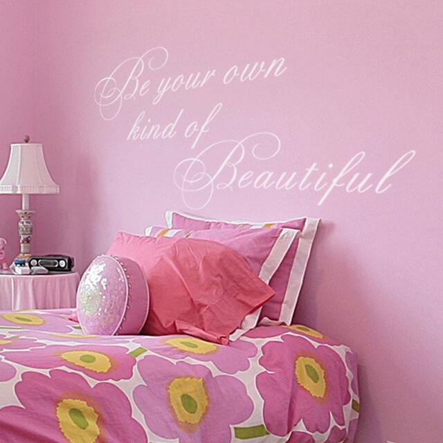 Be Your Own Kind Of Beautiful Wall Decal - Bathroom Decals Teen Wall Decals 086 - image 1