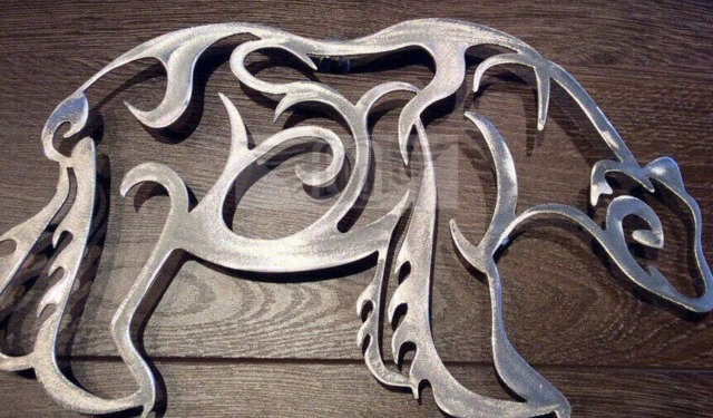 Polar Bear Metal Wall Art Decor - image 1