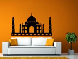Taj Mahal India Architecture Building History Diy Wall Stickers Decals Vinyl Mural Decor Art L2154 - thumbnail 1
