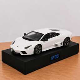 Lamborghini Reventon Car Alarm Clock - Realistic Engine Sound, Handmade, Enthusiast Gift - thumbnail 4