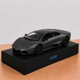 Lamborghini Reventon Car Alarm Clock - Realistic Engine Sound, Handmade, Enthusiast Gift - thumbnail 2